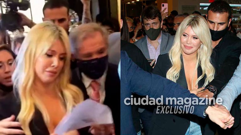 Una seguidora le llevó su currículum a Wanda Nara en la inauguración de su local y ella le dio trabajo