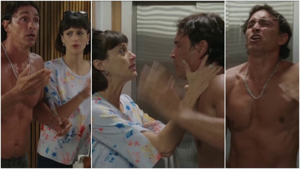 La divertida escena de Sebastián Estevanez y Mónica Antonópulos en Separadas