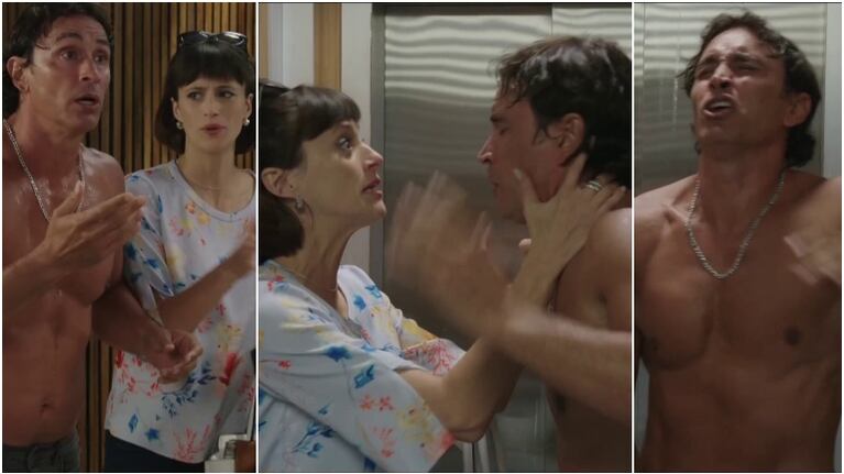 La divertida escena de Sebastián Estevanez y Mónica Antonópulos en Separadas
