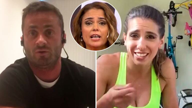 Martín Baclini deslizó que podría bajarse del Bailando y Cinthia Fernández lo fulminó