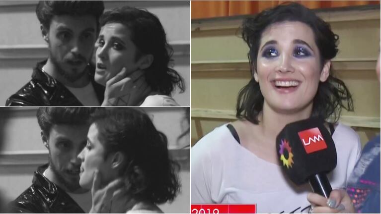 La incómoda reacción de Flor Torrente tras mostrarse muy mimosa con su bailarín en el corte del Súper Bailando