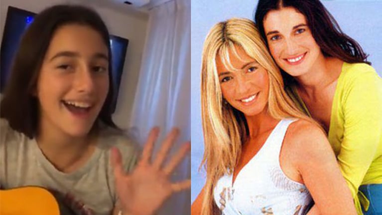Cris Morena y el video de su nieta Azul cantando