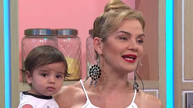 Eliana Guercio mostró a su hijo en vivo y enternció a todos: “Es el verdadero Chiquito Romero"