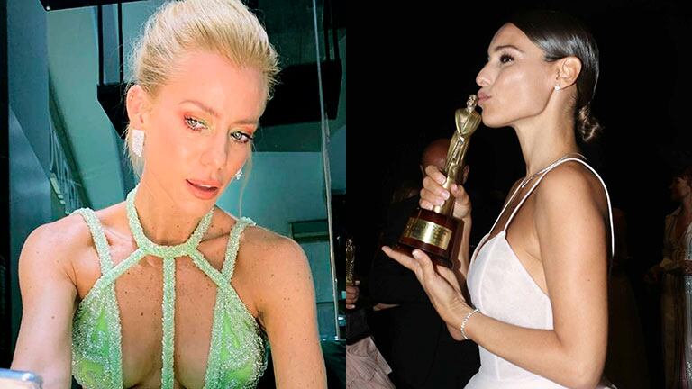 La reacción de Nicole Neumann por el premio Martín Fierro de la Moda a Pampita