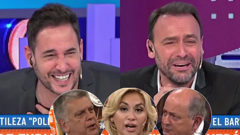 El ataque de risa de Pallares y Lussich por la pelea de Ventura y Chiche Gelblung: "¡Perdón, es de los nervios!"