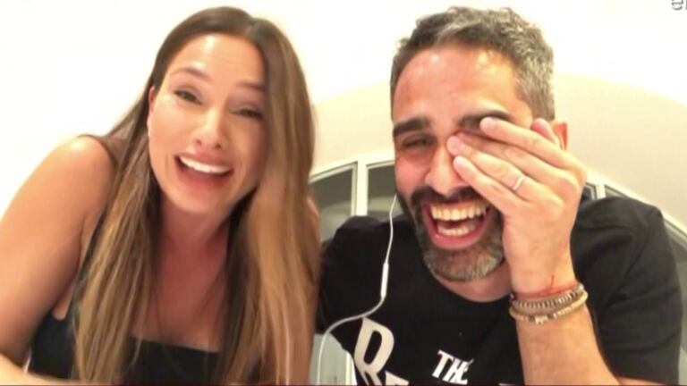 La desopilante interrupción de Tefi Russo cuando el Pollo Álvarez dijo que antes de ella solo trabajaba y tomaba mate: "Y te gustaba la joda"
