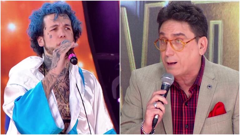 Oscar Mediavilla disparó fuerte contra Alex Caniggia en el Cantando: "Vos sos un marmota y un salame"