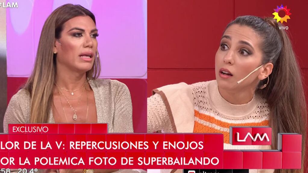 Tremendo reclamo en vivo de Cinthia Fernández a Flor de la Ve: “A mí no me causa gracia, vos me costaste un laburo”