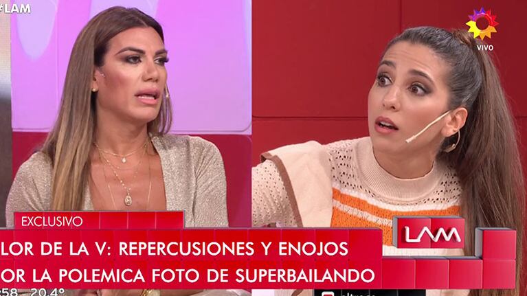 Tremendo reclamo en vivo de Cinthia Fernández a Flor de la Ve: “A mí no me causa gracia, vos me costaste un laburo”