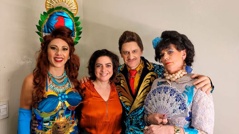 Paola Barrientos fue a ver a Los Amados y estalló a carcajadas