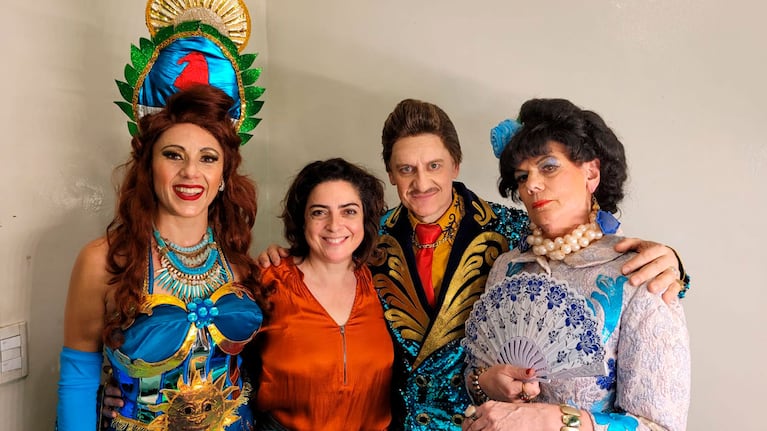 Paola Barrientos fue a ver a Los Amados y estalló a carcajadas