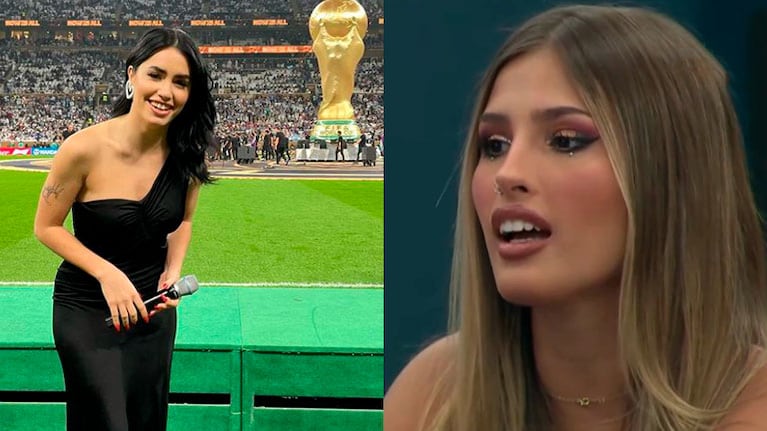 La tierna reacción de Julieta en Gran Hermano al ver a Lali Espósito cantando el Himno Nacional Argentino en la final del Mundial