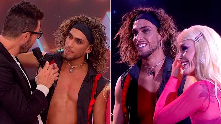 Marcelo Tinelli incomodó al bailarín de Viviana Saccone con una pregunta indiscreta, en medio de rumores de romance