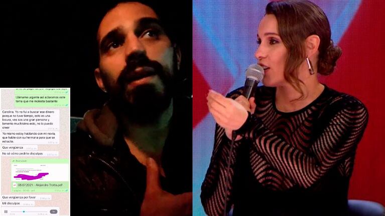 Los picantes chats de Pampita con el comerciante que la acusó de no pagar sus servicios: "Fue por negligencia tuya"
