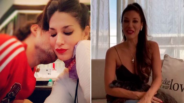 La singular convivencia de Silvina Escudero con su novio, Federico, en plena cuarentena