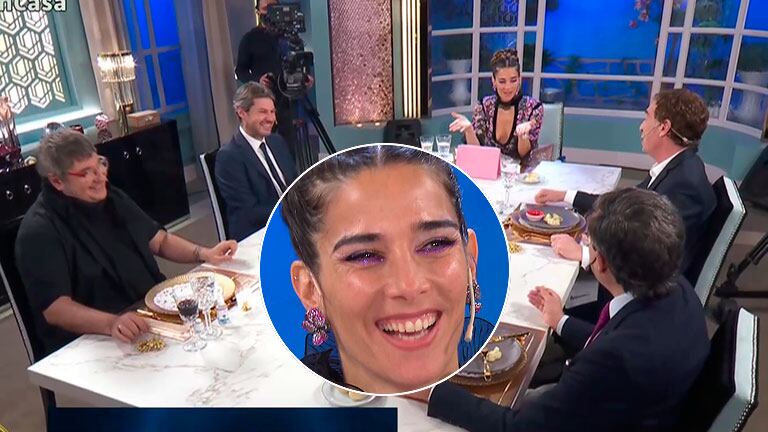 La graciosa autocrítica de Juana Viale al ver que sus invitados no comían