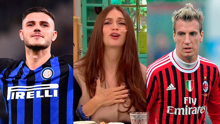 Zaira Nara bromeó con la posibilidad de que Mauro Icardi y Maxi López jueguen juntos