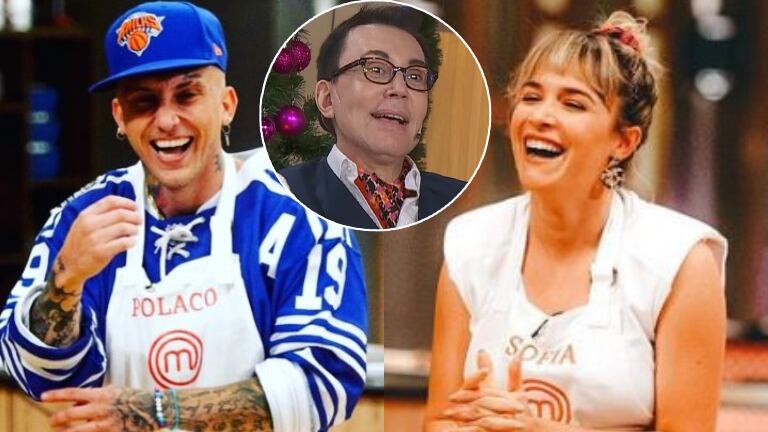 Marcelo Polino y la versión bomba de un romance de Sofía Pachano y El Polaco. 