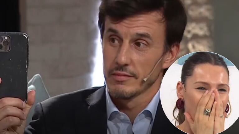 Roberto García Moritán compartió un mensaje de voz que le mandó Pampita: "Estoy comprando en el chino"