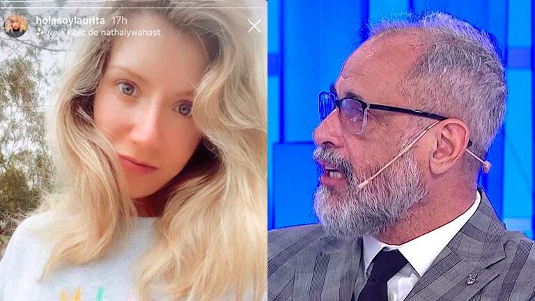 Jorge Rial criticó una foto de Laurita Fernández: "No la reconocí"