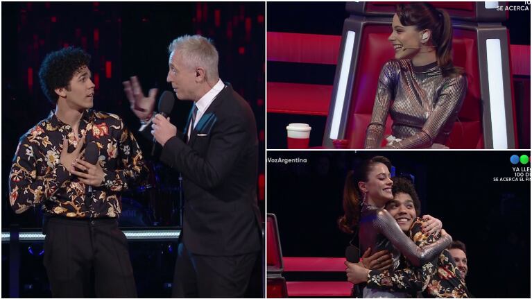 Tini Stoessel rescató a Juan Pablo Nieves de la eliminación en La Voz Argentina
