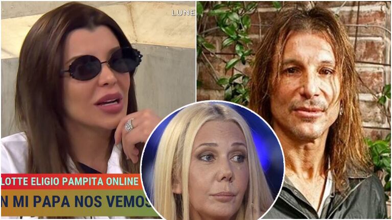 La firme postura de Charlotte Caniggia cuando le preguntaron por la posibilidad de que su papá tenga una nueva pareja