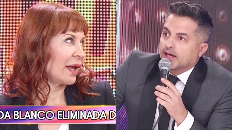 Matilda Blanco, filosísima con Ángel de Brito tras quedar eliminada del Súper Bailando