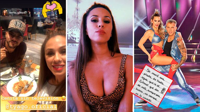 La cena íntima de Barby Silenzi con Thiago Griffo, al mismo tiempo que el Polaco debutaba en el Bailando con Marzol