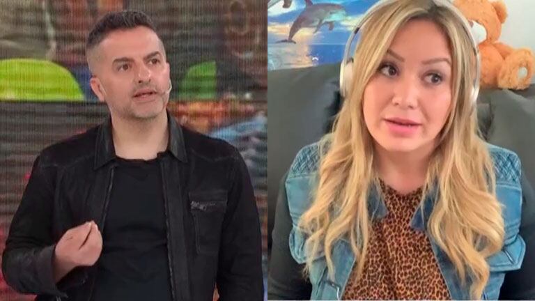 Ángel de Brito y una pregunta filosa a Karina La Princesita sobre el jurado del Cantando