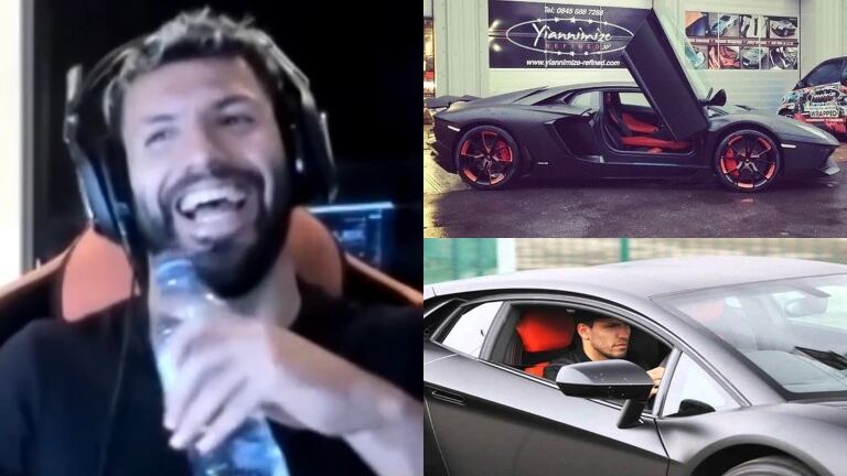 Kun Agüero: "Al pedo me compré una Lamborghini, debe tener 1200 km en cinco años porque no la uso"