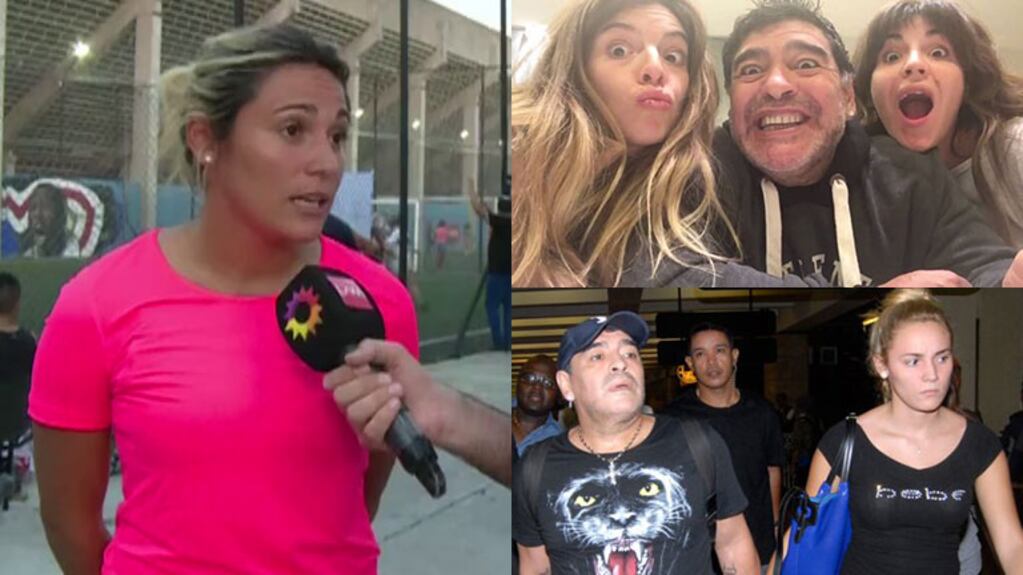 Rocío Oliva habló de la relación de Diego Maradona con Dalma y Gianinna
