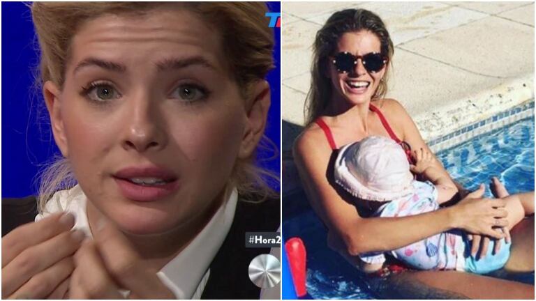 La China Suárez, sobre su hija Magnolia: "Tiene un año y cinco meses y viene corriendo para que le de la teta"