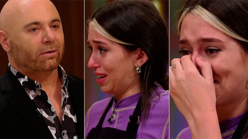 Leticia Siciliani rompió en llanto tras una dura crítica de Germán Martitegui en MasterChef