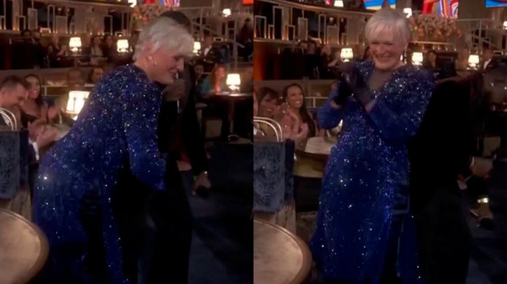 Glenn Close sorprendió al bailar en los Premios Oscar 2021