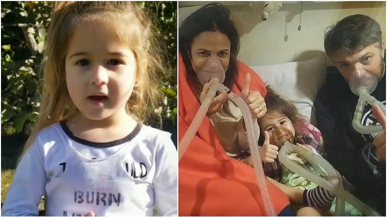 Dulce mensaje de Giovanna, la hija de Fernanda Callejón y Ricky Diotto, tras la intoxicación familiar
