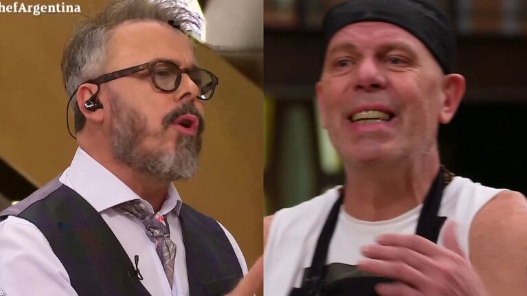 El cruce del Loco Montenegro con Donato de Santis en MasterChef Celebrity: "No tengo por qué mentir"