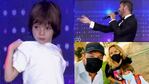 Tinelli y una divertida broma a su hijo en la apertura de ShowMatch: "¡Mamá no está embarazada, es un chiste!"