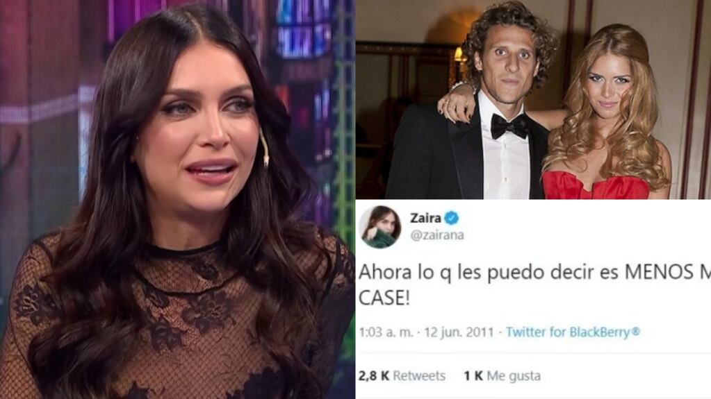 La palabra de Zaira Nara sobre cómo surgió su famoso tweet "menos mal que no me casé" cuando se separó de Diego Forlán: "Fue idea de una amiga"