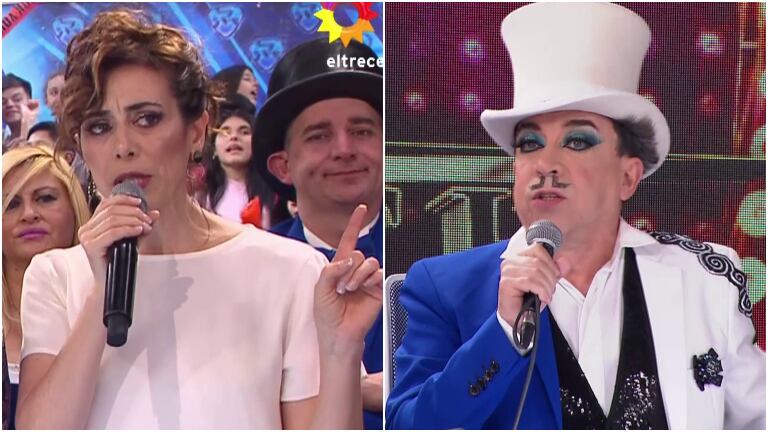El chispazo entre Lolo Rossi con Aníbal Pachano en el Súper Bailando: "No nos trates mal porque no tenés ningún derecho"
