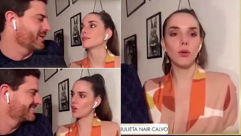 ¡Imperdible reacción! Julieta Nair Calvo le preguntó a su novio qué pensaba del poliamor ¡y se quedó muda!