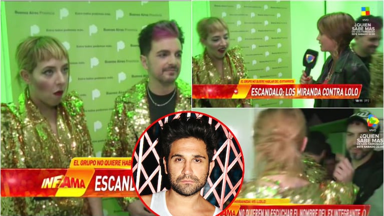 El enojo de los Miranda! cuando les preguntaron por Lolo, su excompañero