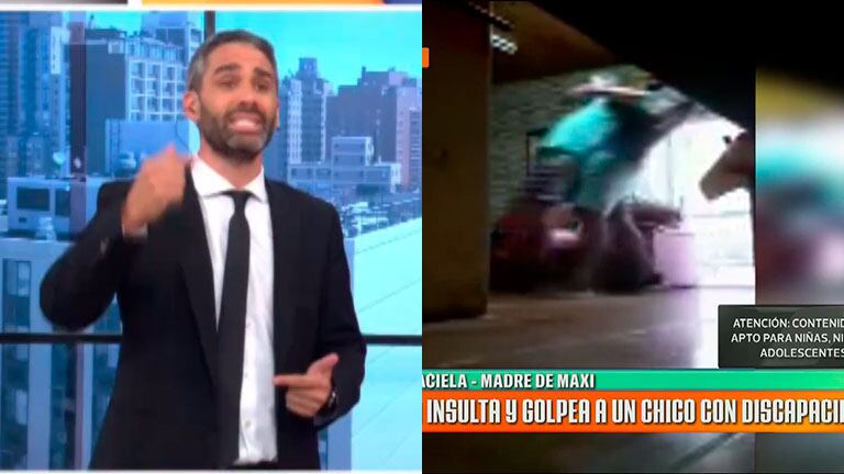 Pollo Álvarez, furioso por el video de un terapeuta que maltrata a un joven discapacitado: “¡Basura!”