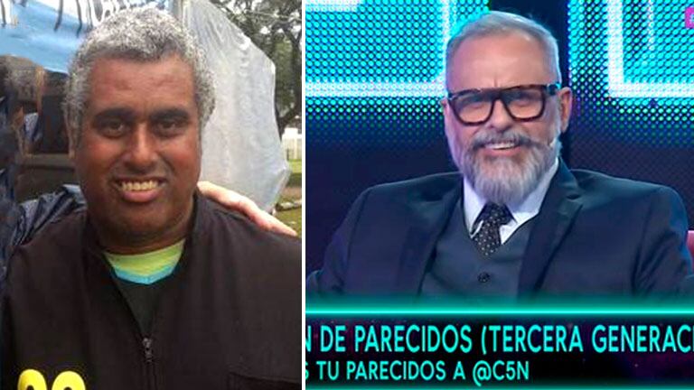 El divertido comentario de Jorge Rial cuando le mostraron la foto de su “clon”: "Es más lindo el negro"