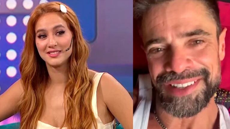 Flor Vigna se "quejó" de los apodos poco amorosos que le puso Luciano Castro
