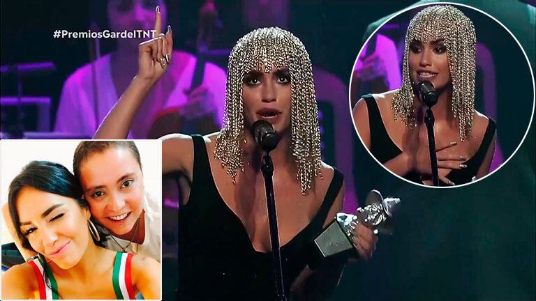 Lali Espósito se emocionó al recordar a su prima en los premios Gardel: “Se lo dedico a Virgi, mi fan número 1”