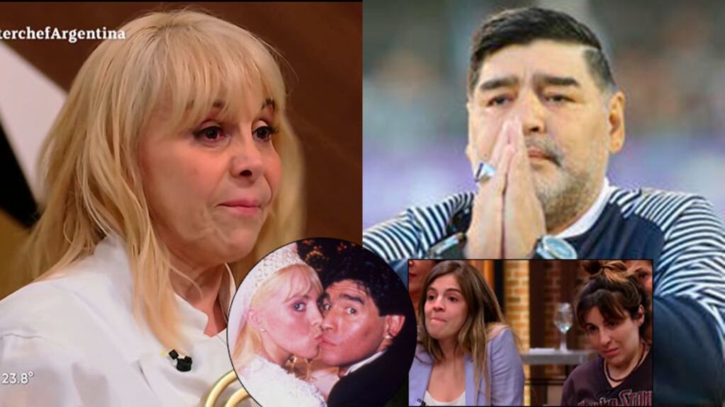 Claudia Villafañe recordó a Diego Maradona en la final de MasterChef Celebrity
