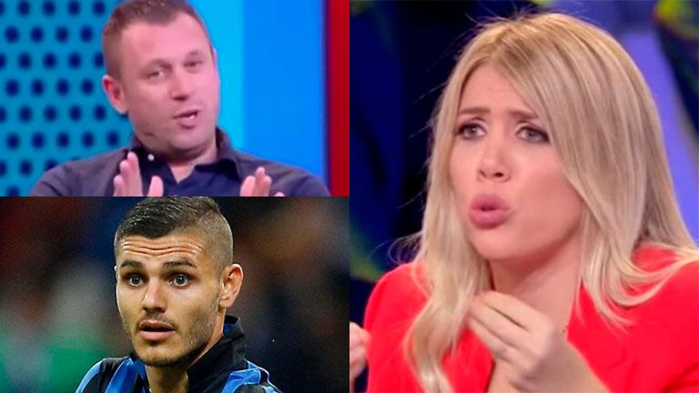 Wanda Nara, indignada en la TV italiana por el escándalo de Mauro Icardi con el Inter