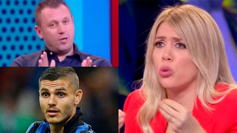 Wanda Nara, indignada en la TV italiana por el escándalo de Mauro Icardi con el Inter