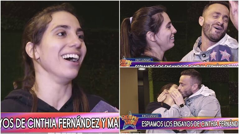 La divertida chicana de Cinthia Fernández... ¡que sorprendió a Martín Baclini!
