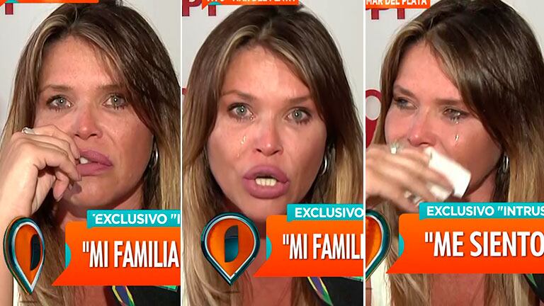 El llanto y el profundo mea culpa de Nazarena Vélez en Intrusos